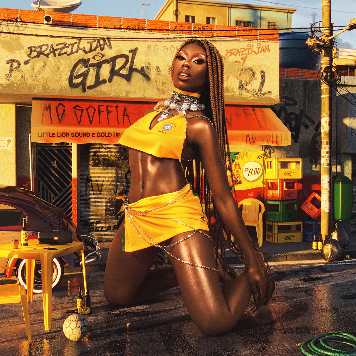 Brazilian Girl - EP by Mc Soffia, Gold Up & Little Lion Sound album cover