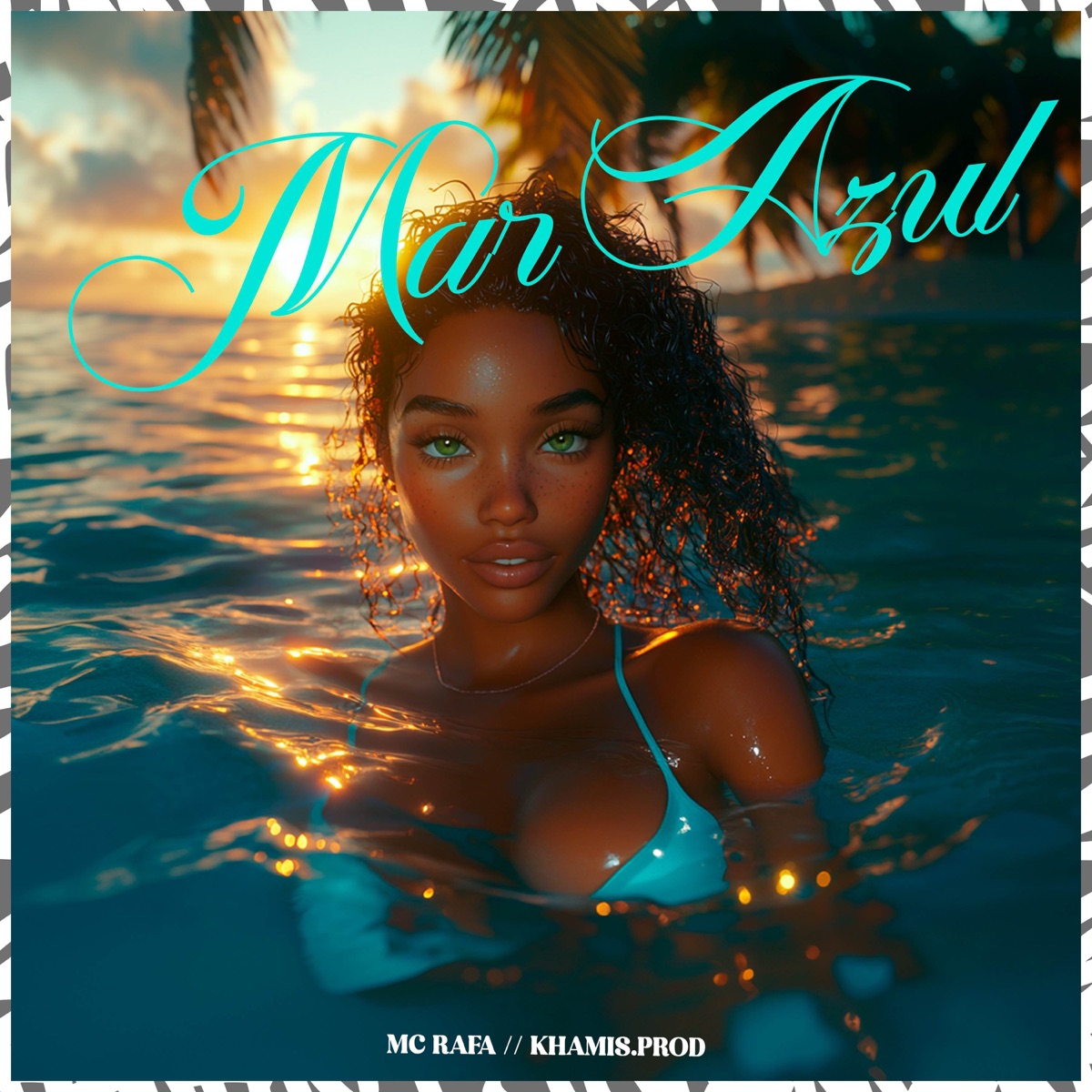 Mar azul - Single by MC Rafa & Khamis.Prod album cover