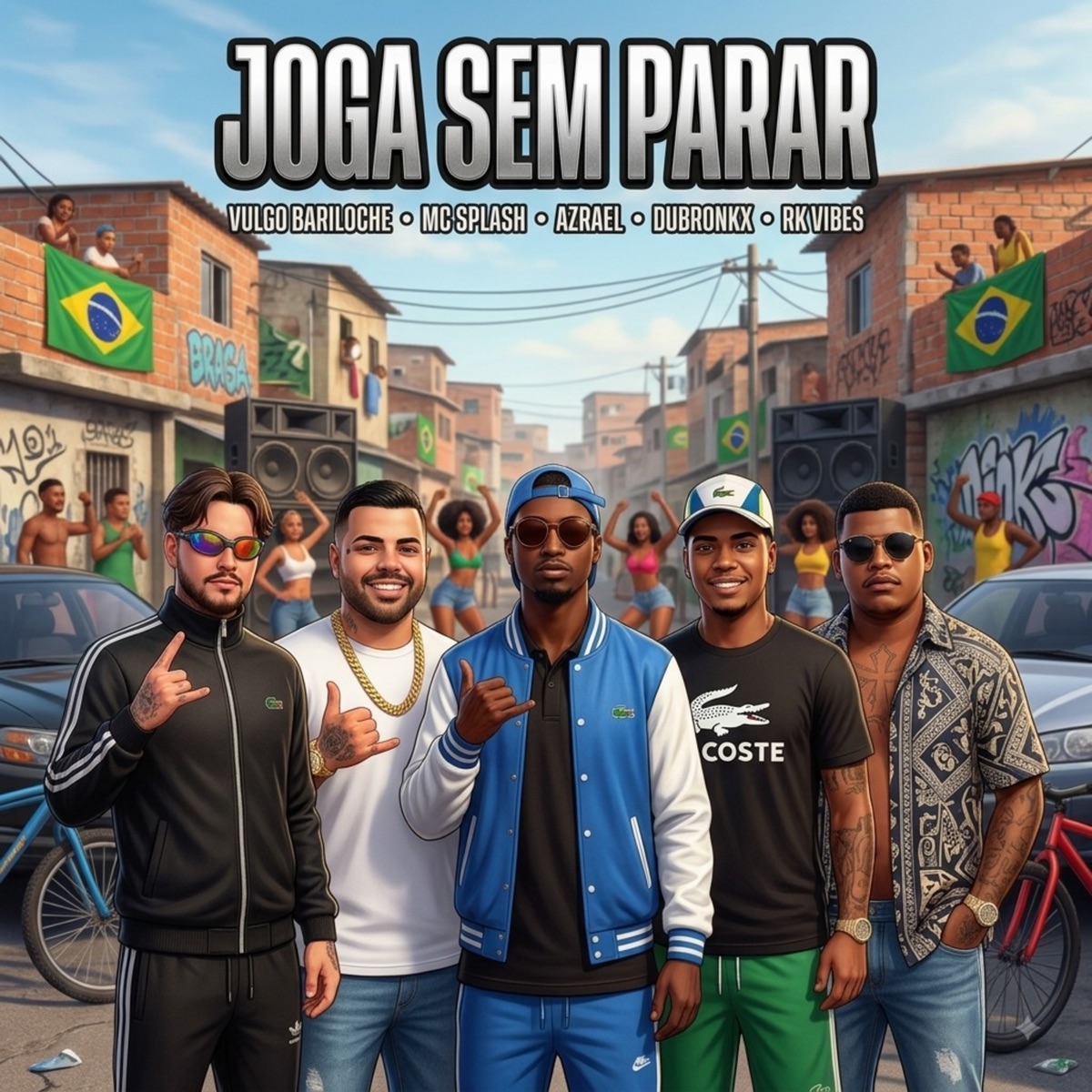 Joga Sem Parar - Single by Vulgo Bariloche, Azrael, MC Splash, DUBRONKX & RK VIBES album cover