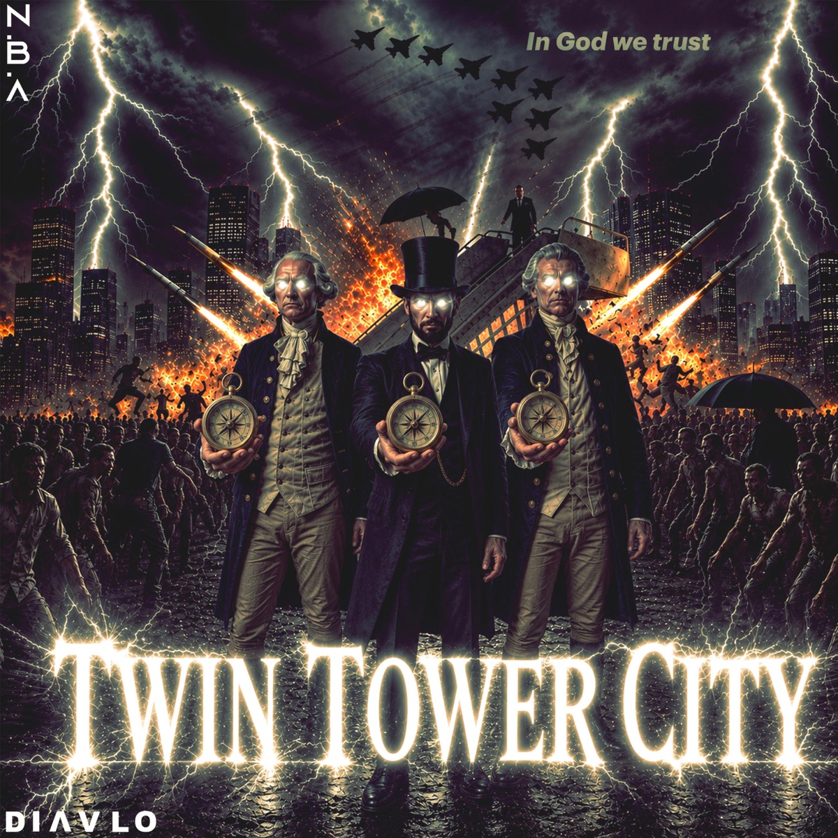 TWIN TOWER CITY (feat. G^zy, TAIM & T) - Single by DIAVLO album cover