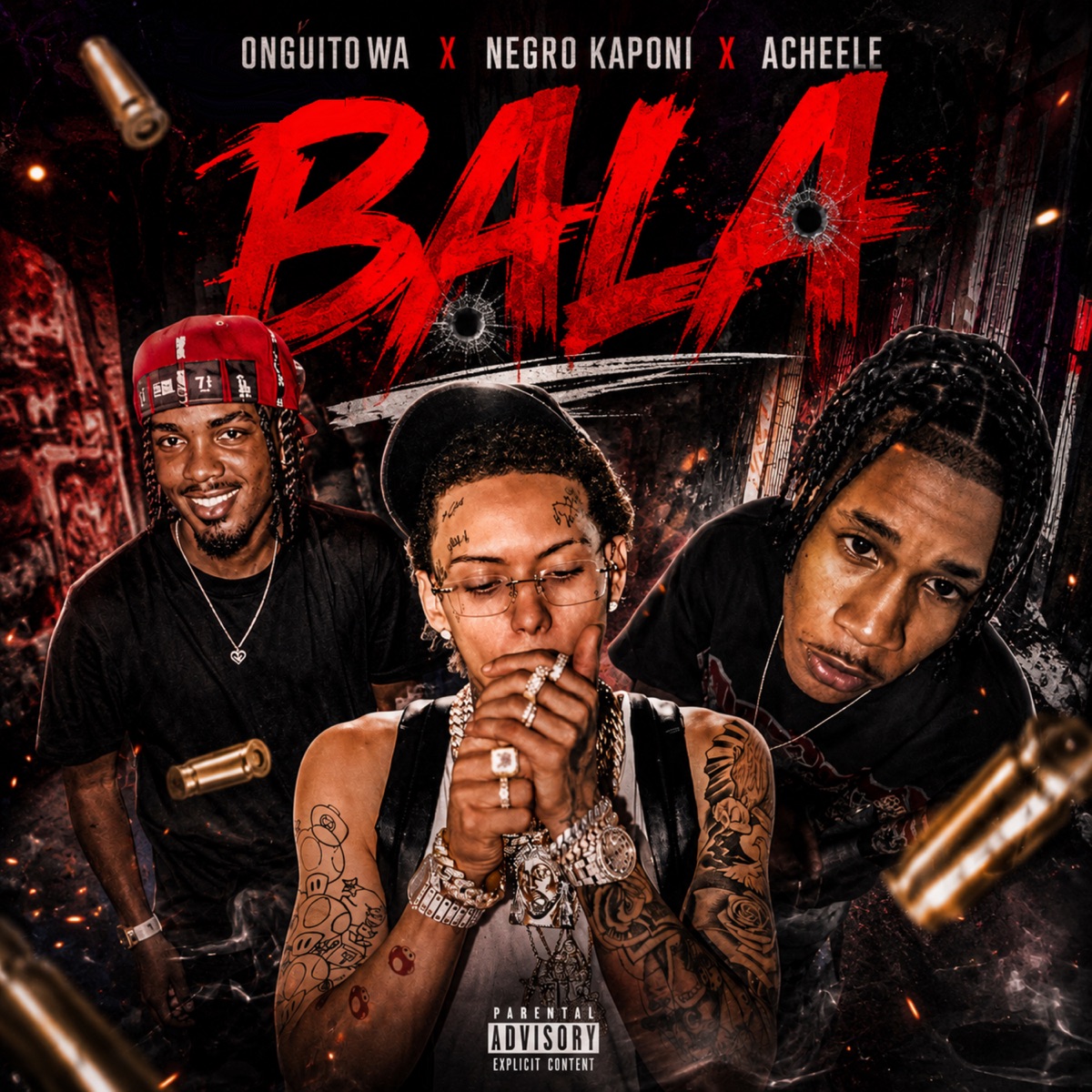 DAMO BALA (Remix) - Single by Onguito Wa, ACHEELE & Negro Kaponi album cover