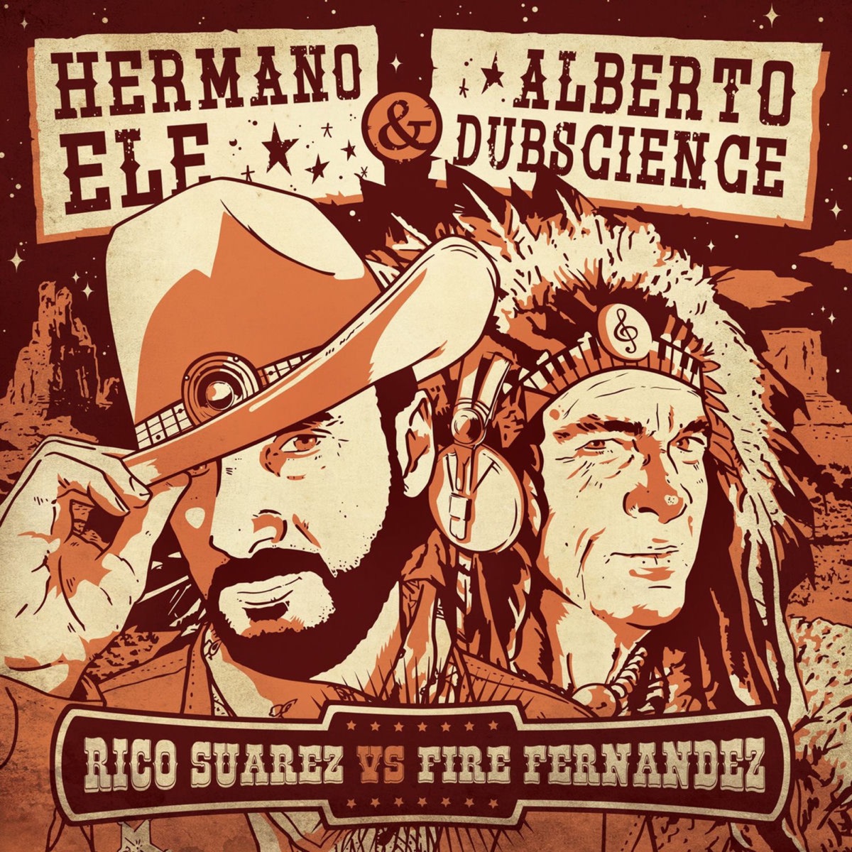 Rico Suárez Vs. Fire Fernández by Hermano L & ALBERTO DUBSCIENCE album cover