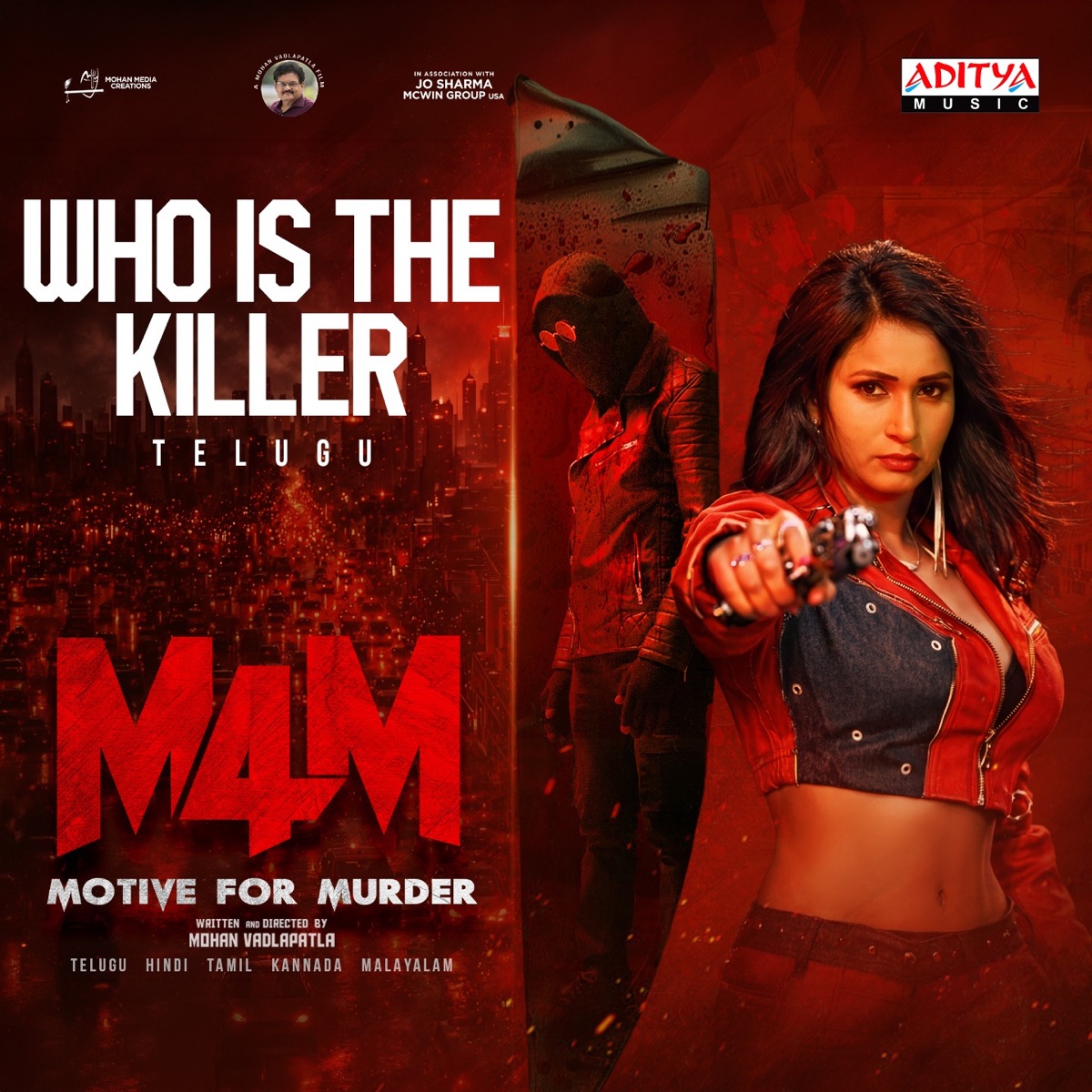 Who Is The Killer (M4M - Motive for Murder) - Single by Vasanth Isaipettai, Vinayak, Spoorthi Yadagiri & Bharathi Babu album cover