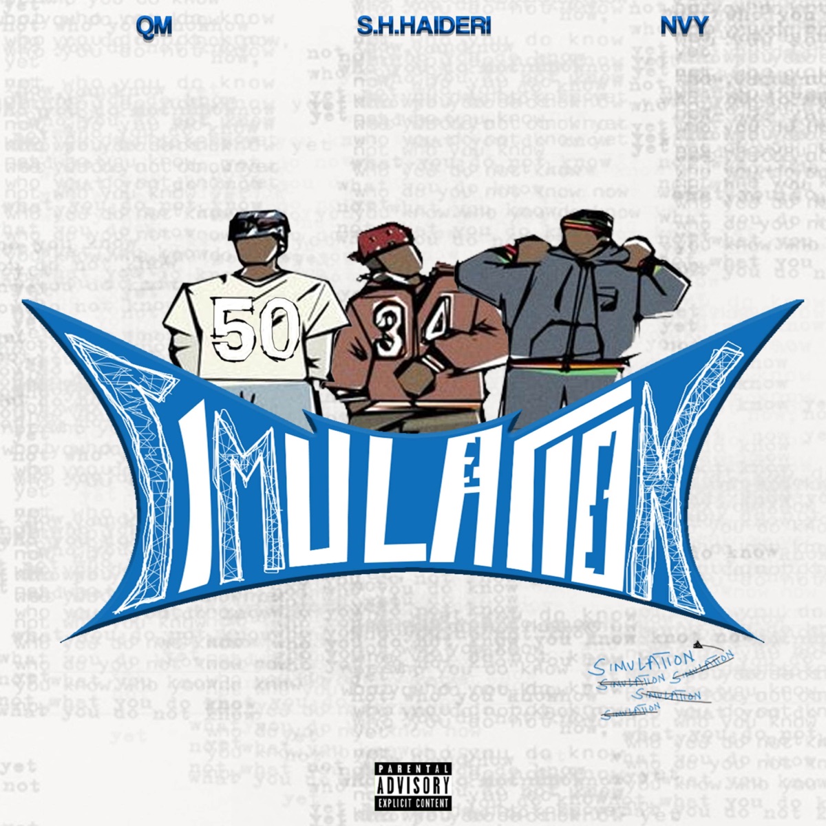 SIMULATION - Single by S.H.HAIDERI, QM & NVY album cover