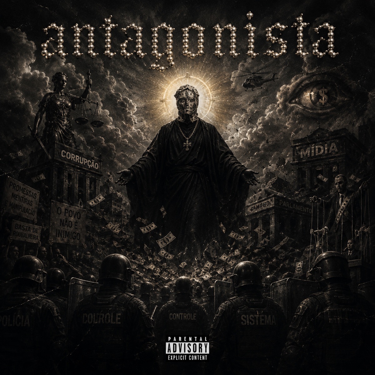 ANTAGONISTA - Single by Mc Biel do Alto, Mc Ibk & DJ BIEL DO ALTO album cover