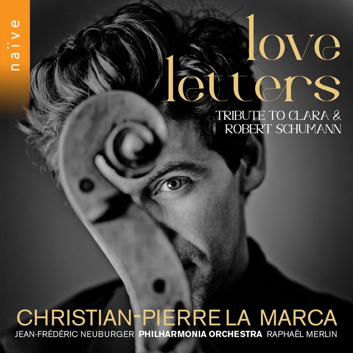 Love Letters (Tribute to Clara & Robert Schumann) by Christian-Pierre La Marca, Jean-Frédéric Neuburger & Philharmonia Orchestra album cover