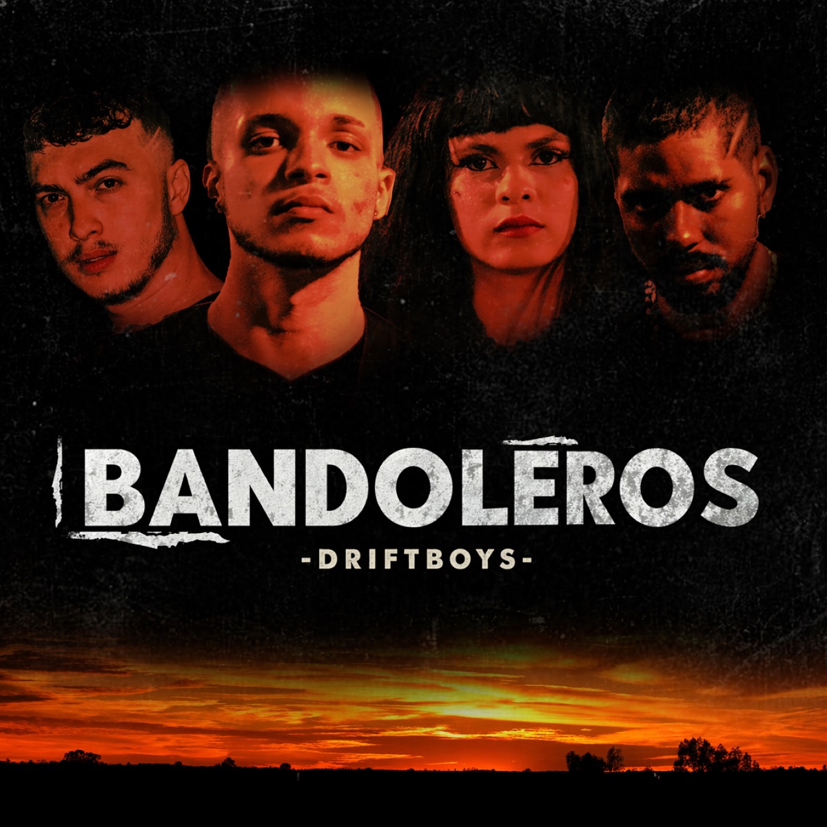 Bandoleros (feat. Ux0a) - Single by DRIFTBOYS, Emerson Noir, BDK & Raiashi album cover