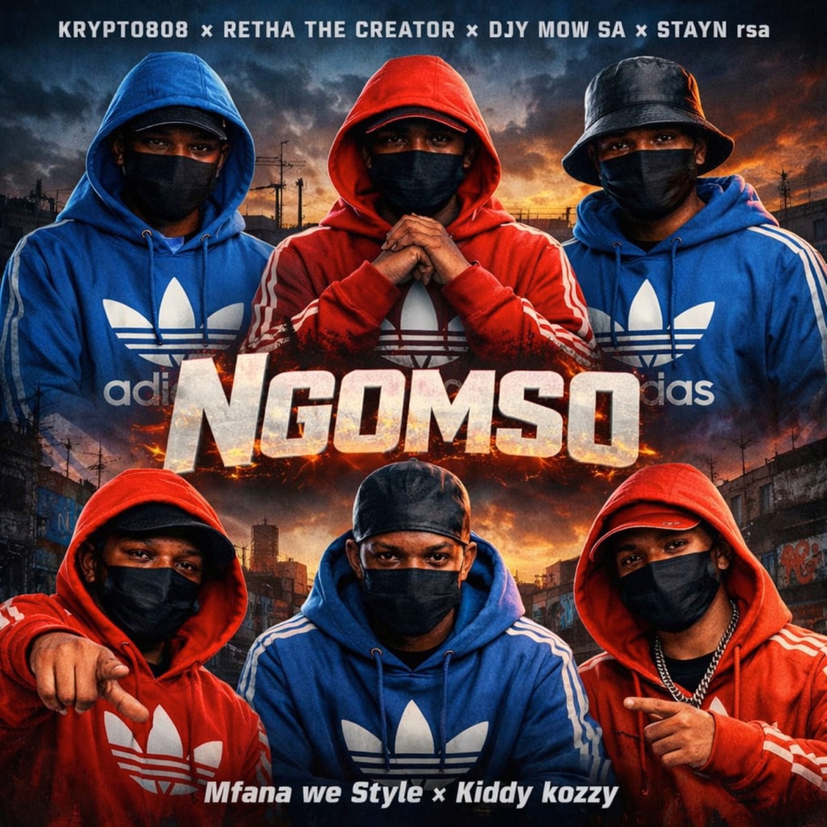 Ngomso (feat. Mfana we style & Kiddy Kozzy) - Single by Krypto808, Retha The Creator, Djy Mow Sa & Stayn rsa album cover