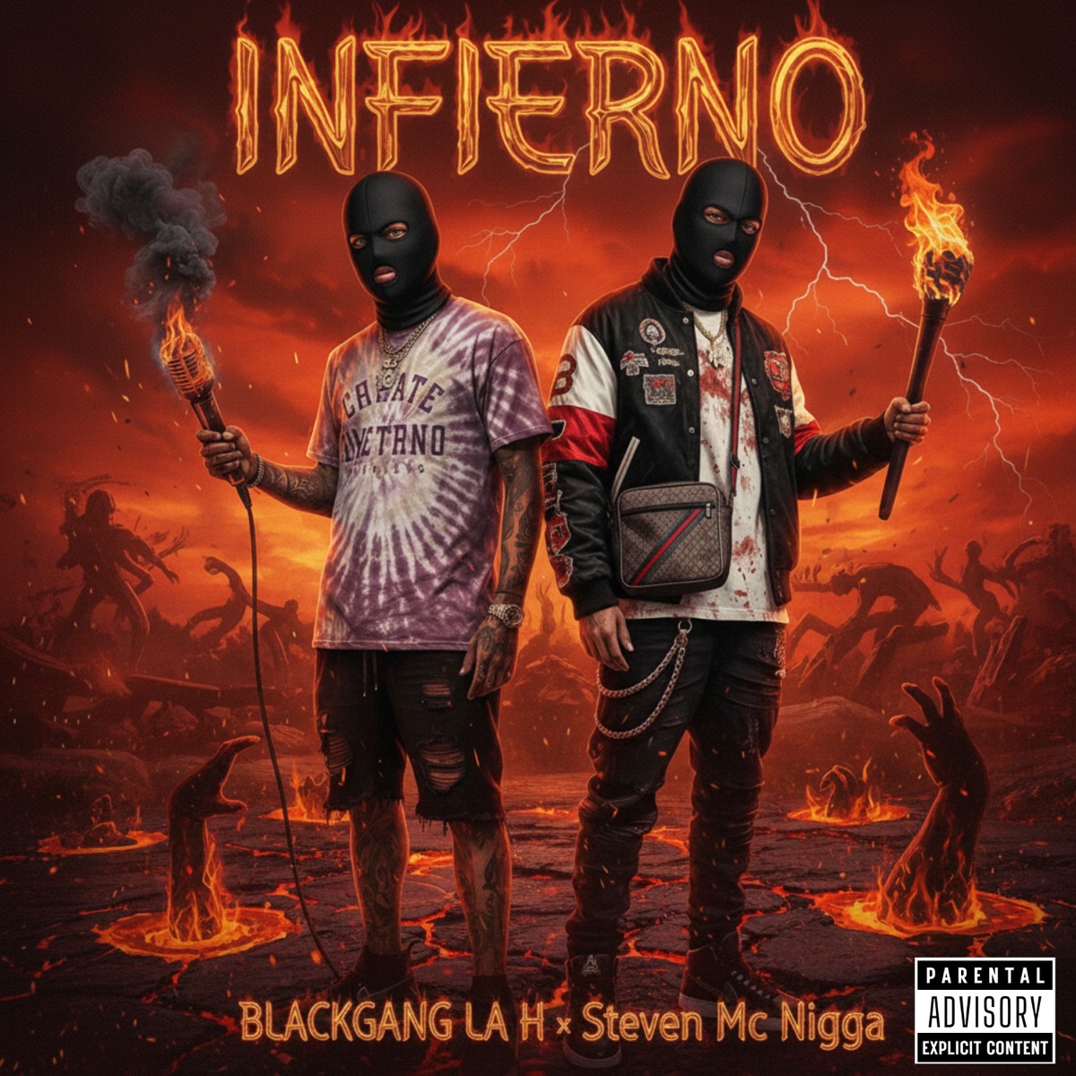 Infierno - Single by Blackgang La H & Steven MC Nigga album cover