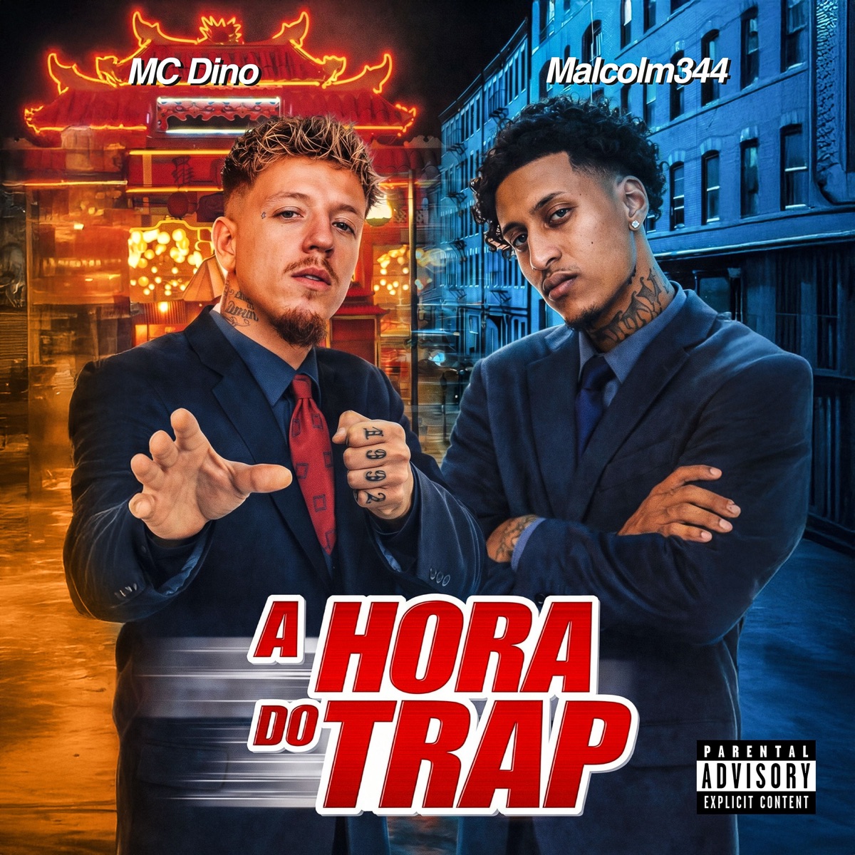 A Hora do Trap - Single by MC Dino, Malcolm344, Grilo & GLnoBEAT album cover