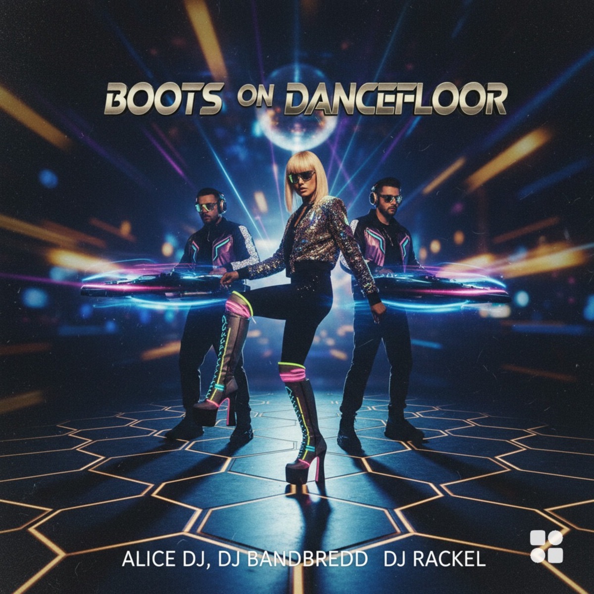 Boots on the Dancefloor - Single by Alice DJ, DJ Bandbredd & DJ Rackel album cover