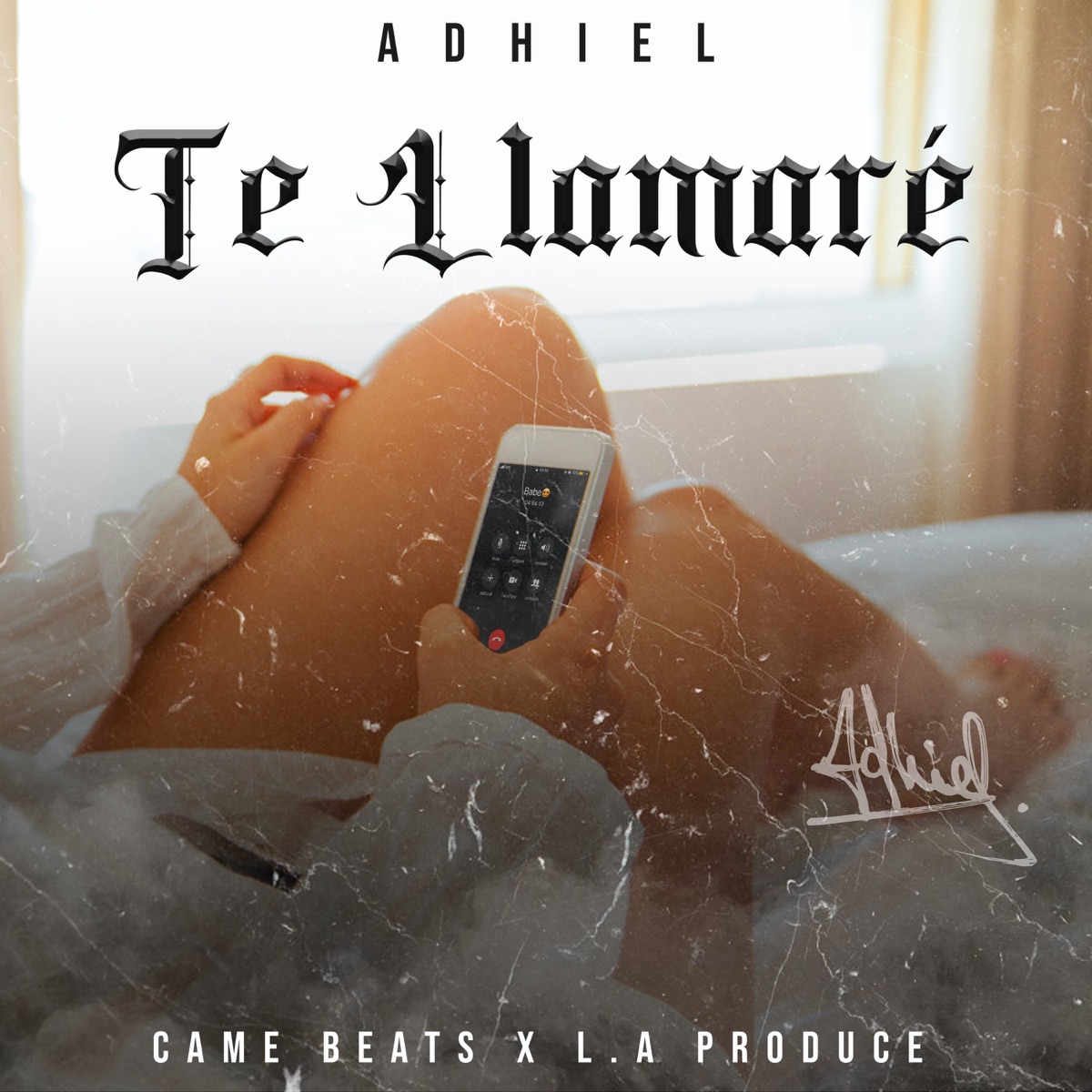 Te Llamaré - Single by Adhiel album cover