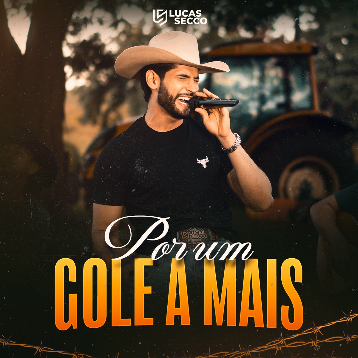 Por Um Gole a Mais - Single by Lucas Secco album cover
