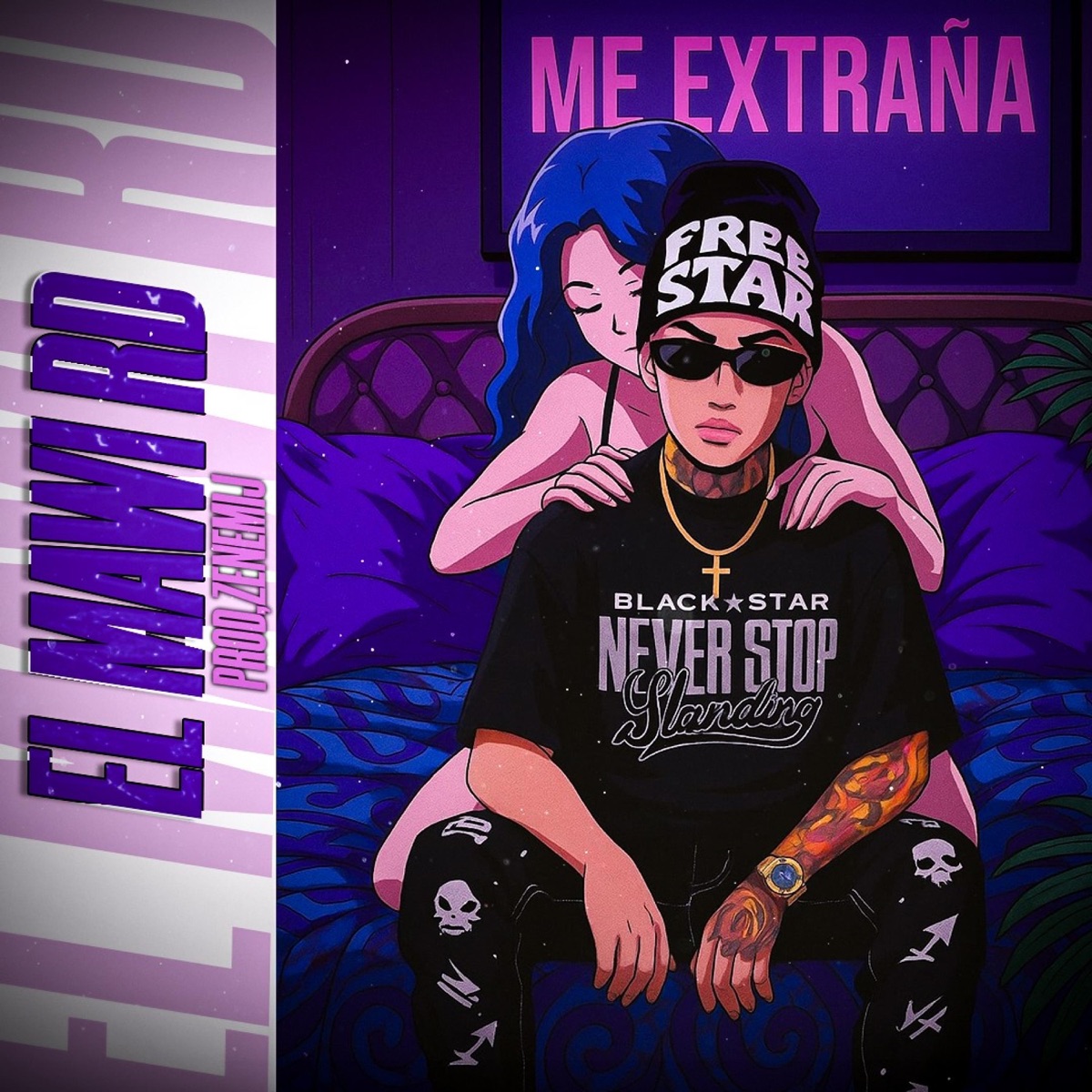 Me extraña - Single by el mawi rd album cover