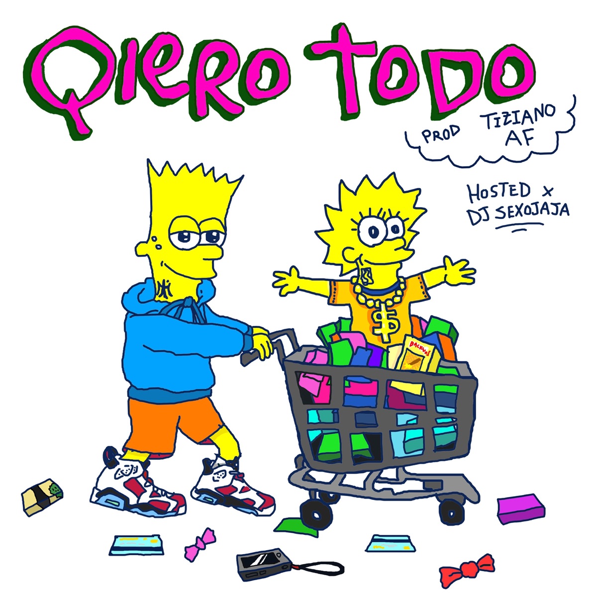 QIERO TODO (feat. VRITNI & MaMBO APARTE) - Single by Joshu Joshu album cover