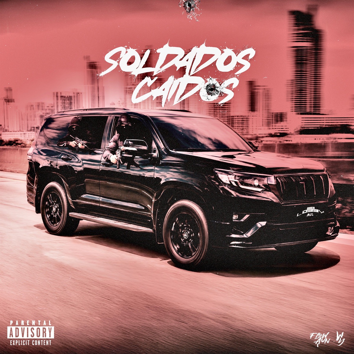 Soldados Caídos (feat. El Lobby Inc & Wybeat) - Single by Jandres, El Yainis & AKDOBLEA album cover