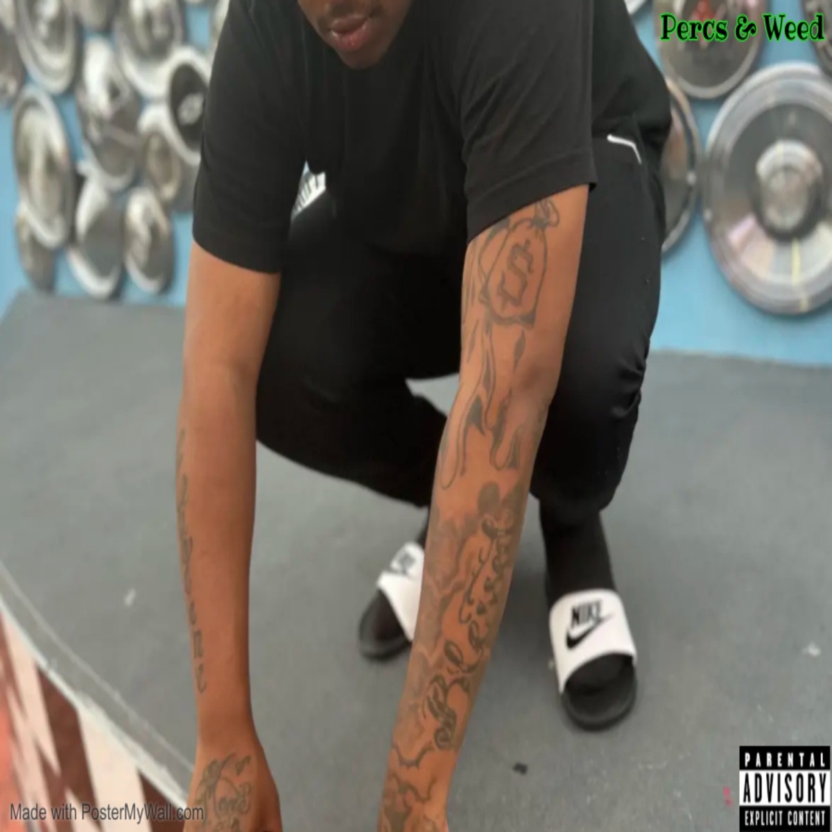 Percs & Weed - Single by Tweezy album cover
