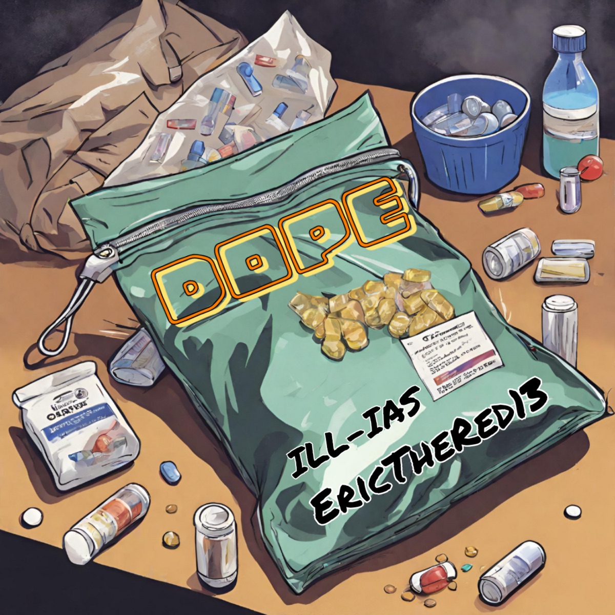 Dope (feat. EricTheRed13) - Single by ILL-IAS album cover