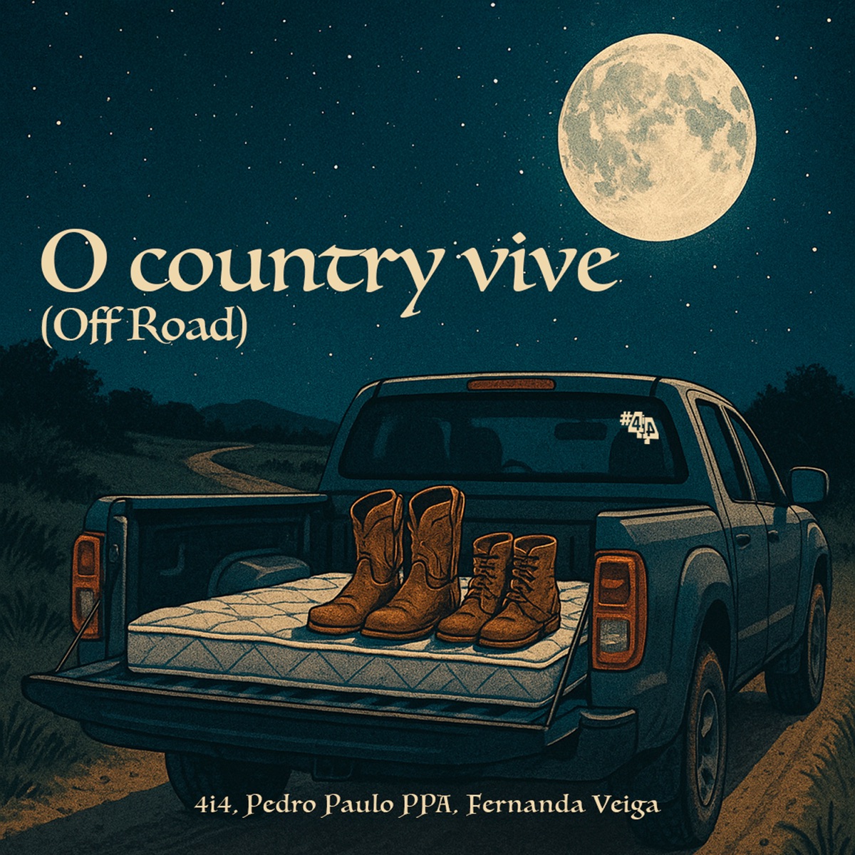 O Country Vive (Off Road) [Acoustic] - Single by 4i4, Fernanda Veiga & Pedro Paulo PPA album cover