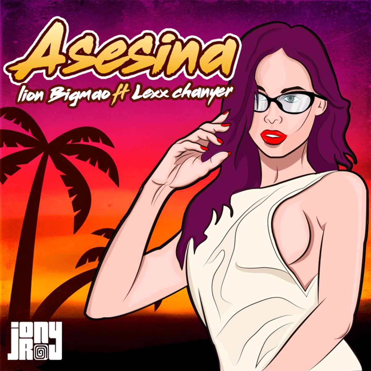 Asesina (feat. Lexx Chanyer) - Single by Jony Roy & Lion Bigmao album cover