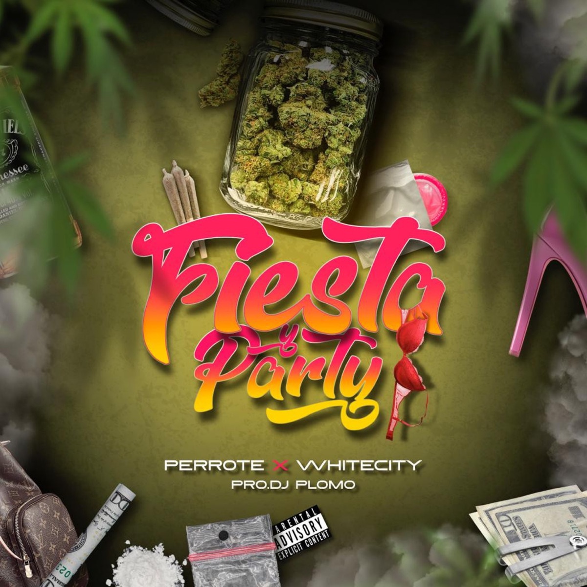 Fiesta y Party - Single by EL PERROTE WZ & Whitecity album cover