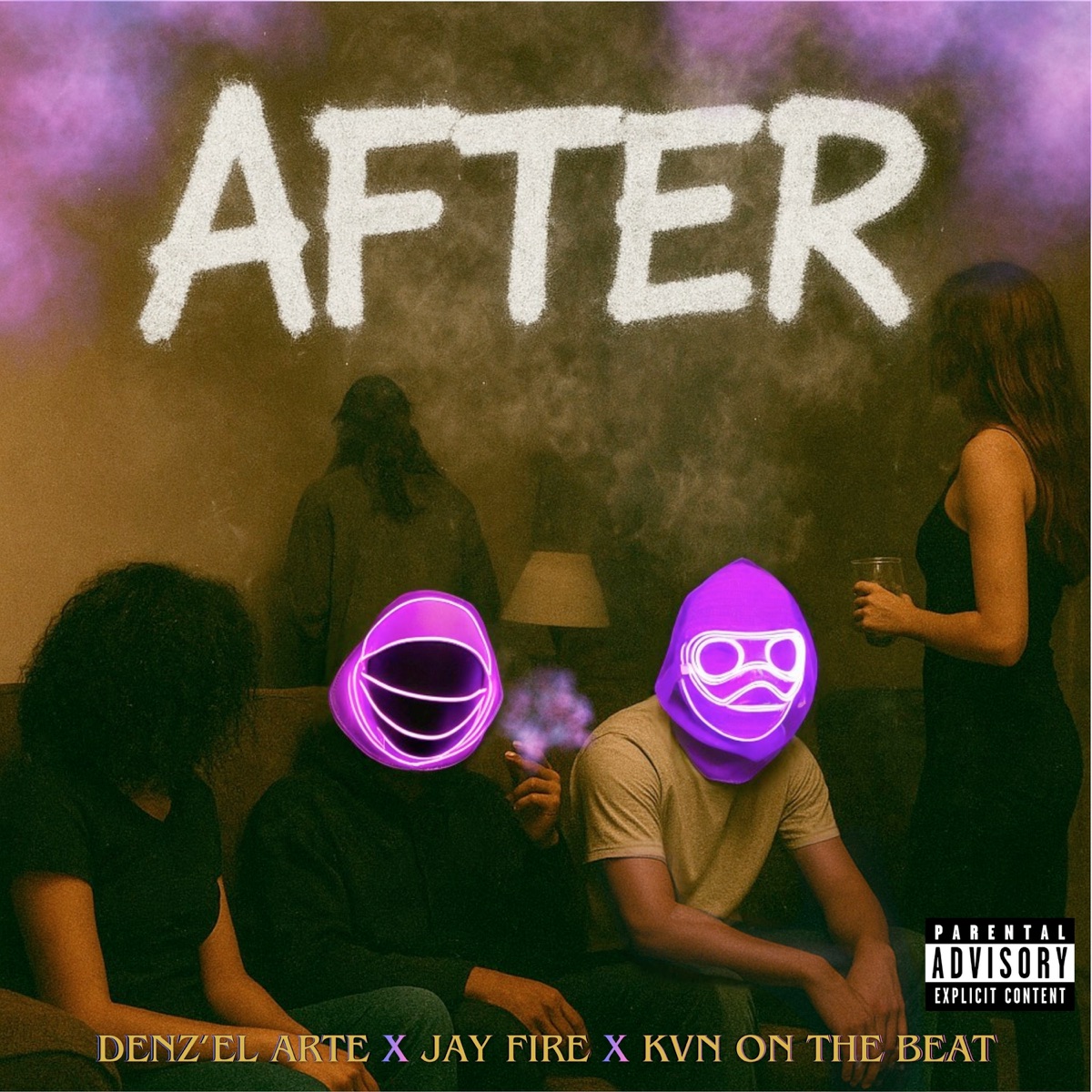 After - Single by Denz'El Arte, Jay Fire & KVN On The Beat album cover