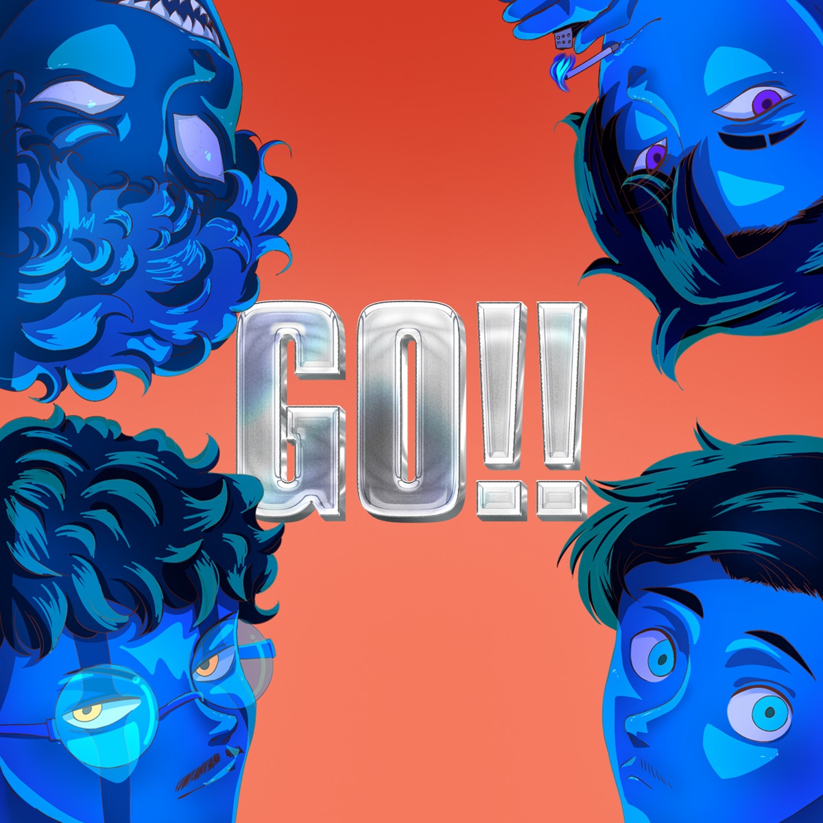 Go!! (feat. Dum0nt, Andrexy & CX3FACADA) - Single by CJR album cover