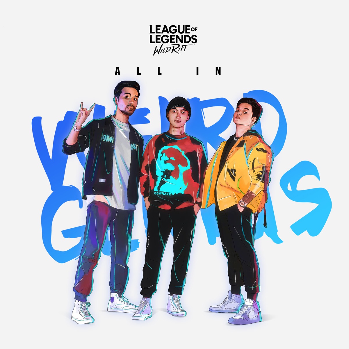 All In (feat. Tabitha Nauser) - Single by Weird Genius & League of Legends: Wild Rift album cover