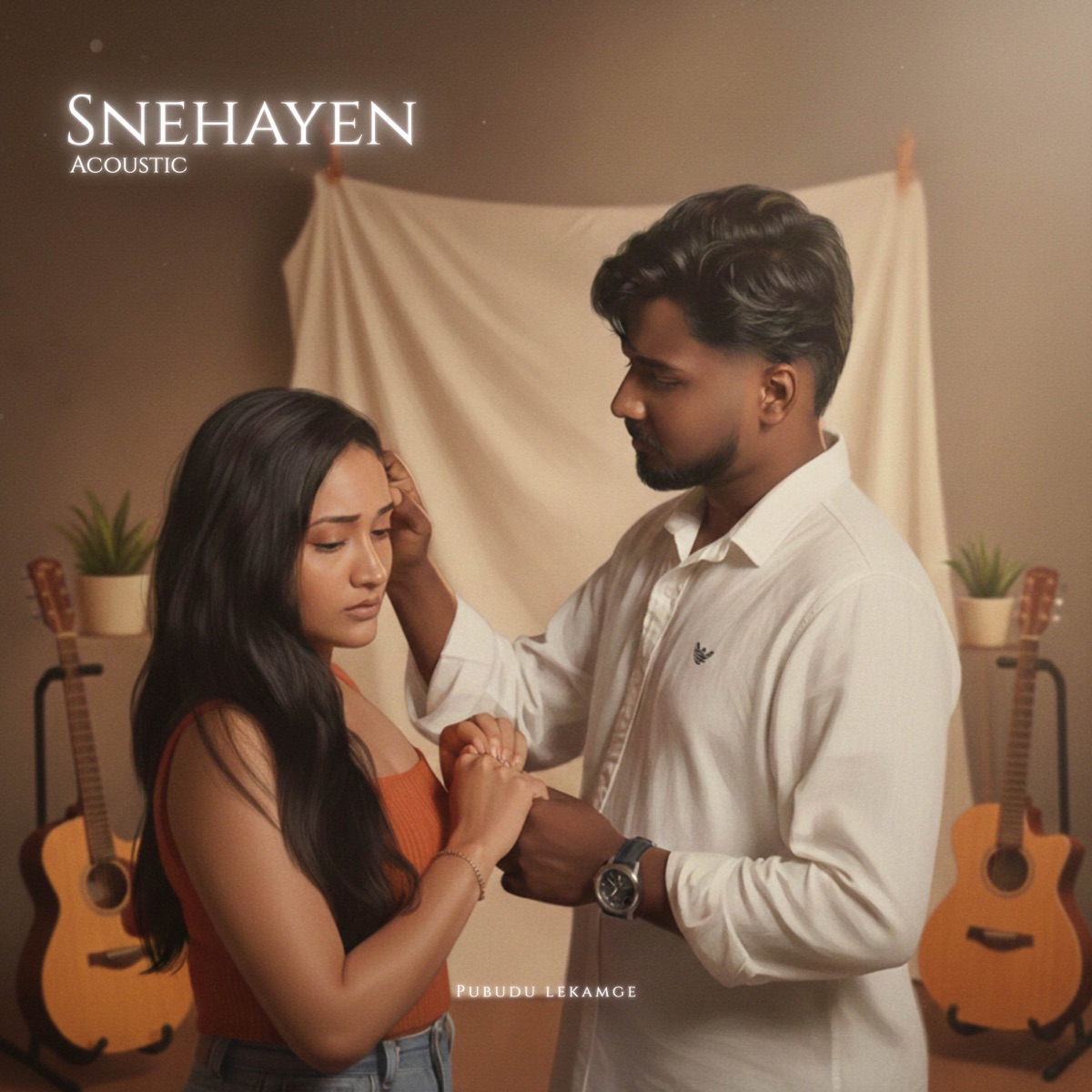 Snehayen (Acoustic) - Single by Pubudu Lekamge & Prakash Ranasinghe album cover
