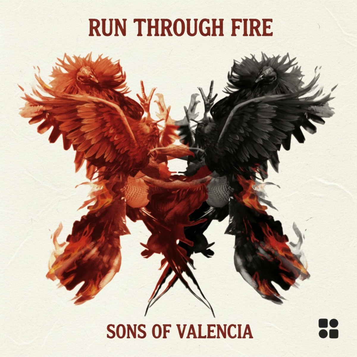 Run Through Fire - Single by Sons of Valencia album cover