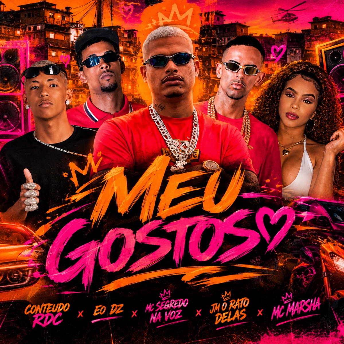 Meu Gostoso (feat. MC Marsha) - Single by Jm O Rato Delas, Conteudo RDC, EO DZ & Mc Segredo na Voz album cover