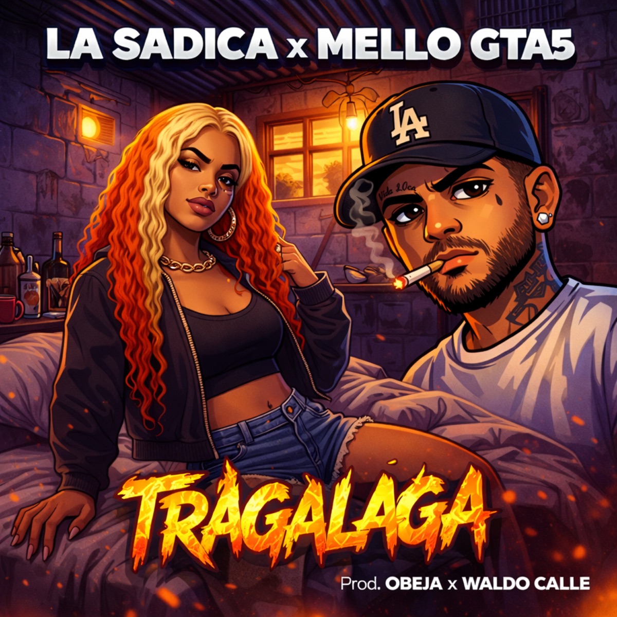 Tragalaga - Single by La Sadica, Mello GTA5 & Waldo Calle album cover