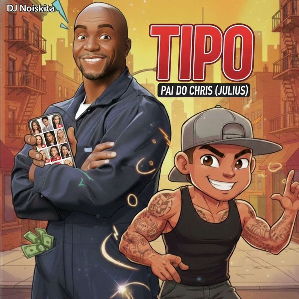 Tipo Pai do Chris (Julius) - Single by DJ Noiskita album cover
