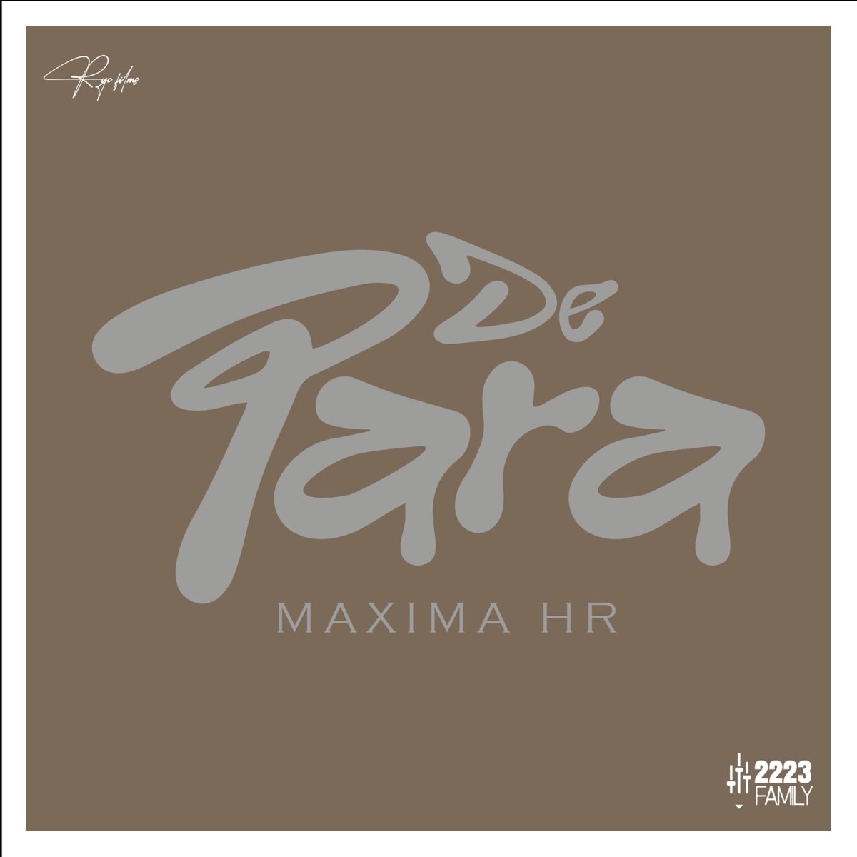 DE PARA (feat. La Maxima Hr) - Single by Hebreo Productions album cover
