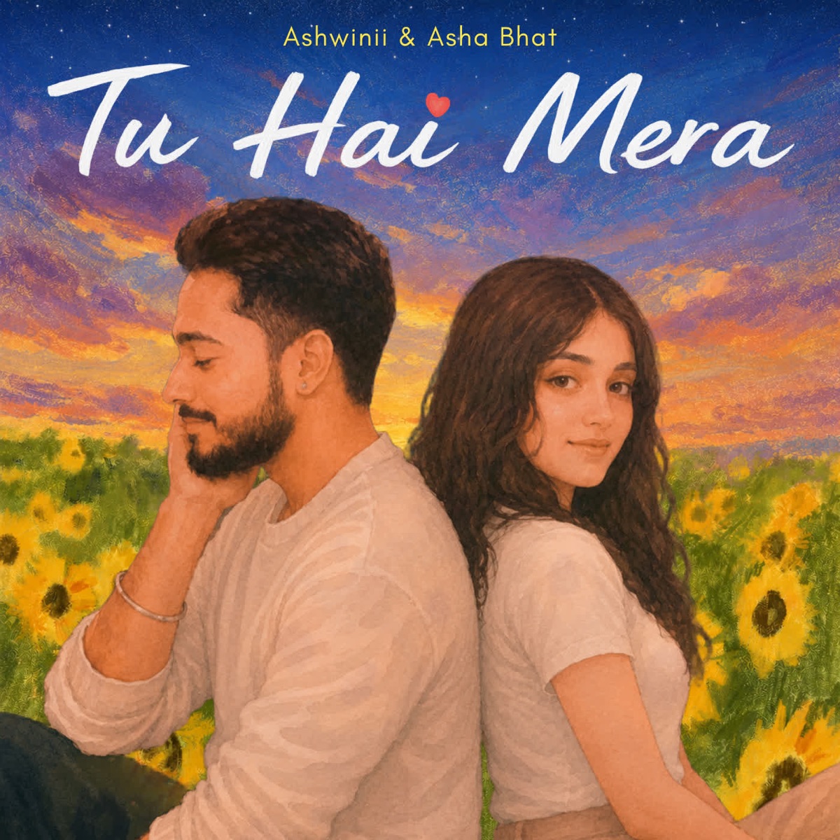 Tu Hai Mera - Single by Ashwinii & Asha Bhat album cover