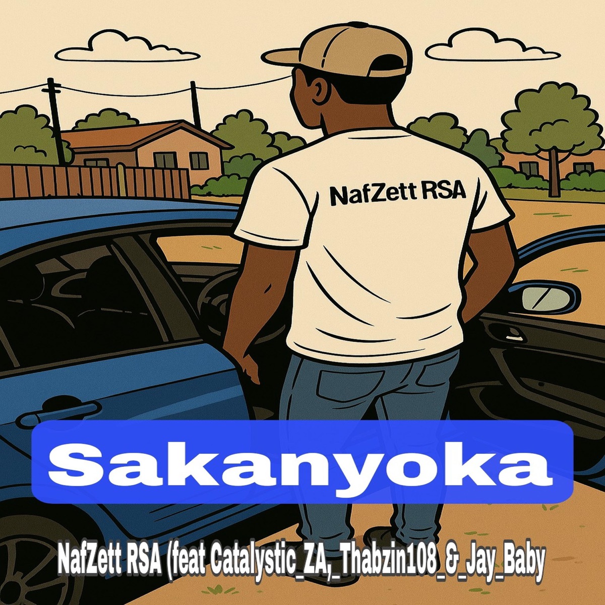 Sakanyoka (feat. Catalystic ZA, Thabzin108 & Jay Baby) - Single by NafZett RSA album cover