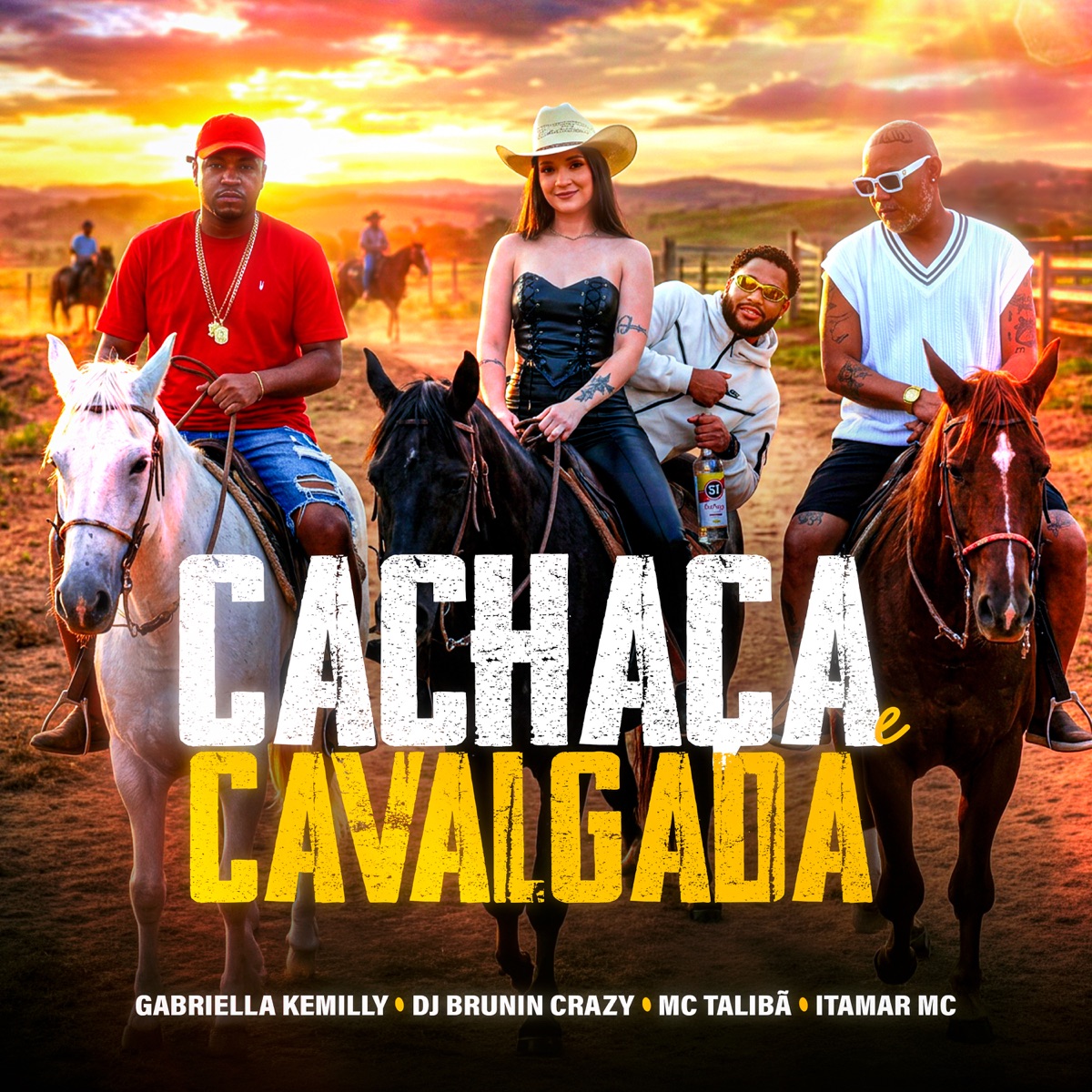 Cachaça e Cavalgada - Single by Gabriella Kemilly, MC Talibã & Itamar mc album cover