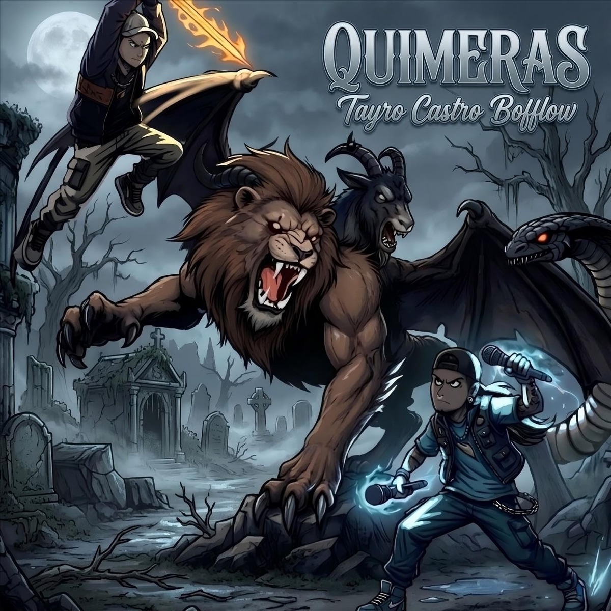 Quimeras (feat. Bofflow) - Single by Tayro Castro album cover