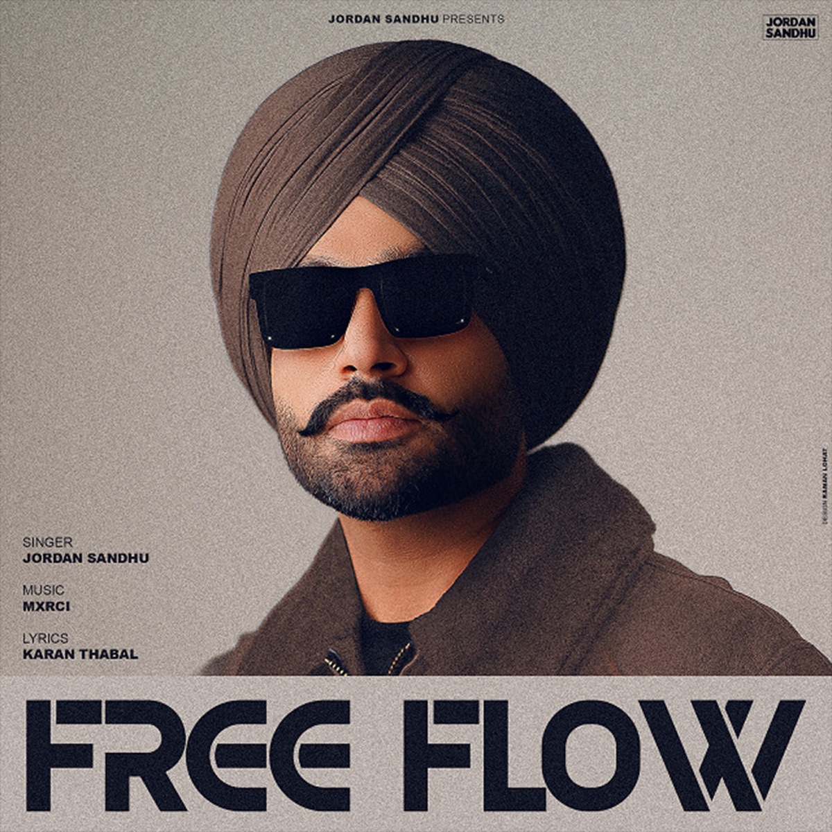 Free Flow - Single by Karan Thabal, Jordan Sandhu & MXRCI album cover