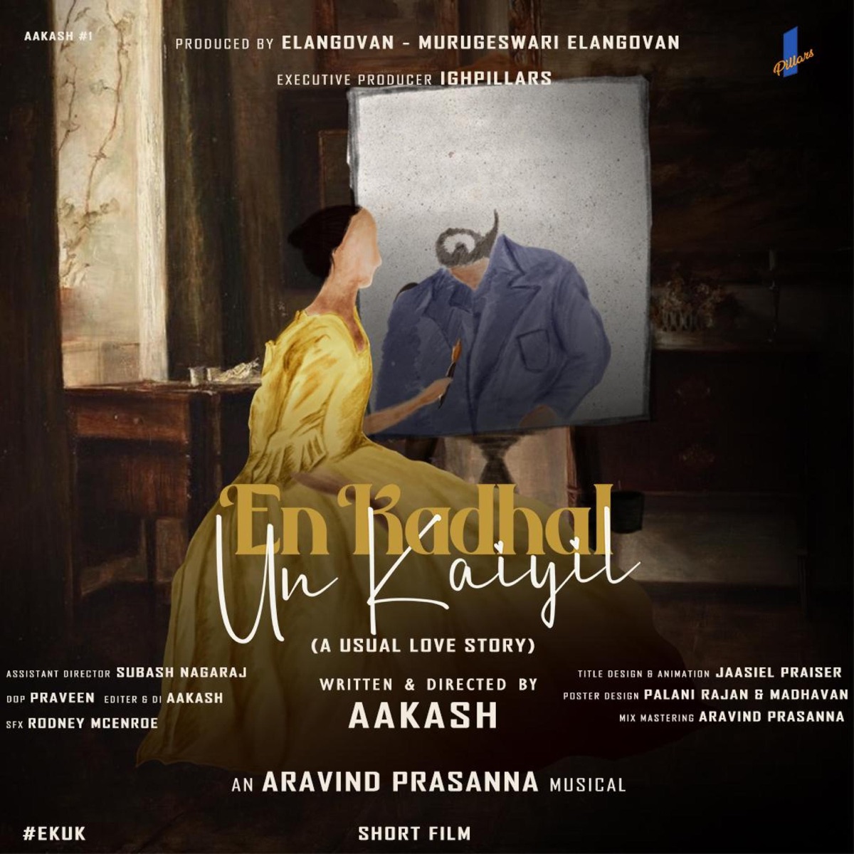 En Kadhal Un Kaiyil Trailer Theme (feat. Nalinkar B, Sweekrithy Sri & Sam Preeth Maryo) - Single by Aravind Prasanna album cover