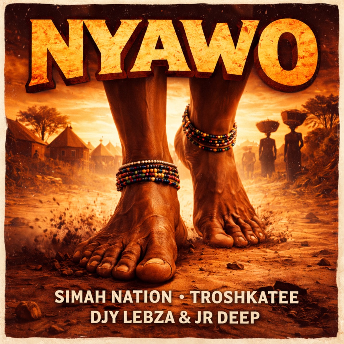 Nyawo (feat. Jr. Deep) - Single by Simah Nation, Troshkatee & Djy Lebza album cover