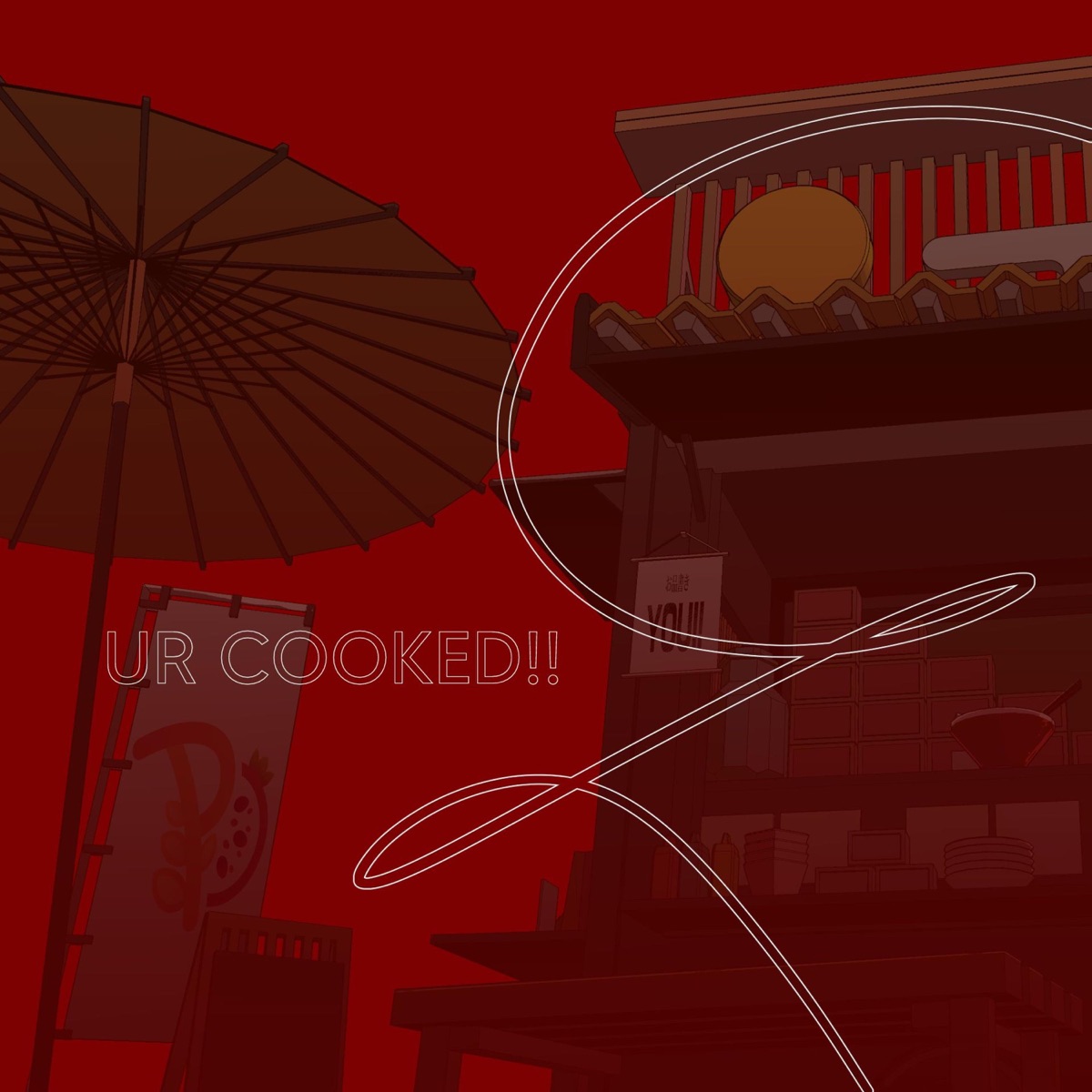 UR COOKED!! - Single by Pomegranola & drpdmr album cover