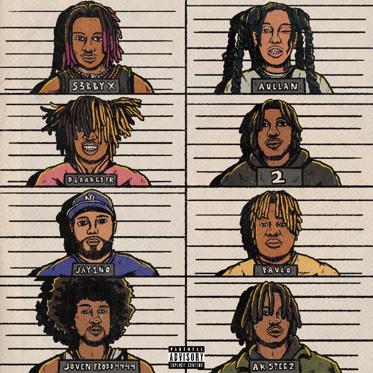 LOCKED IN (feat. S3BBY X) by THE OUTLAWZ album cover
