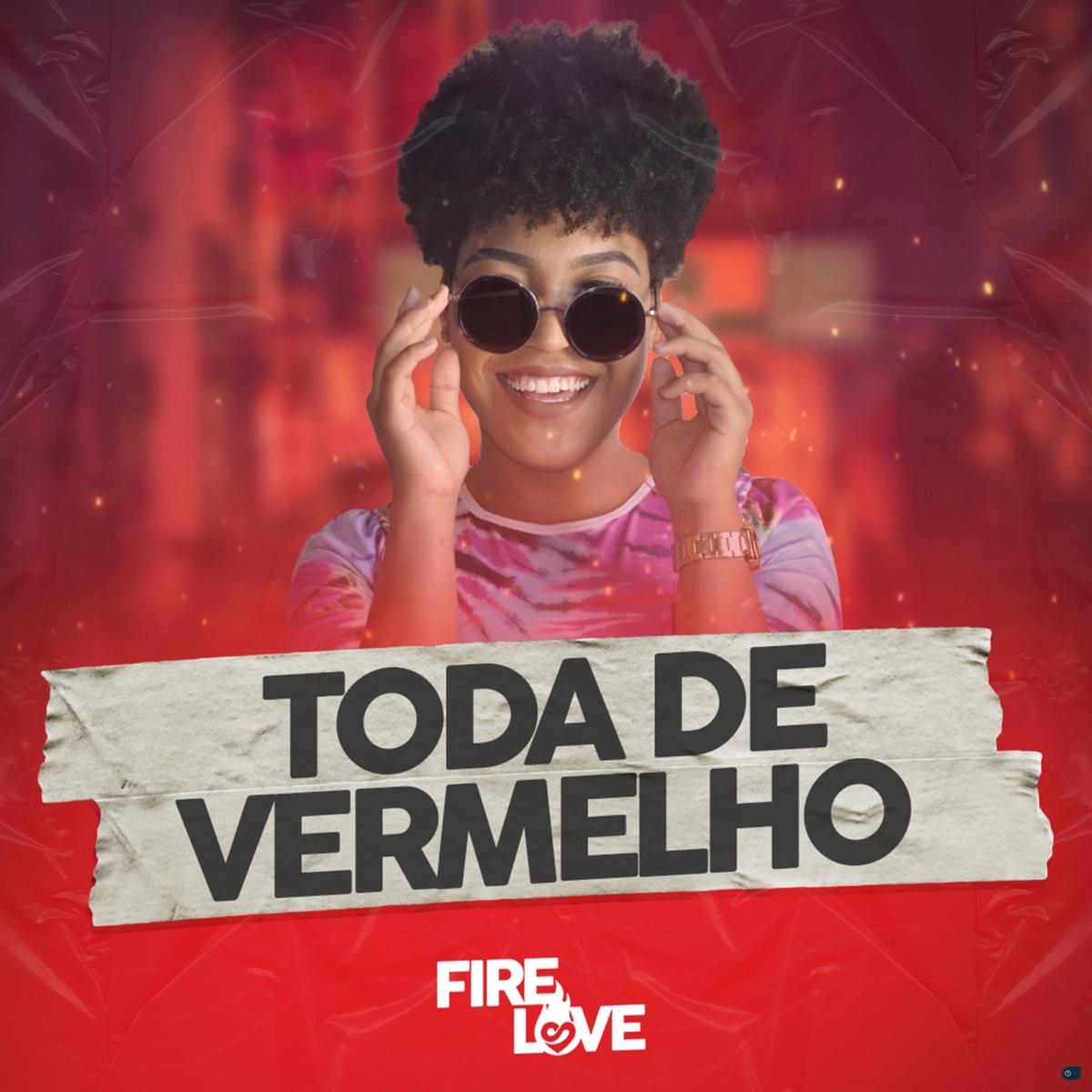 Toda de Vermelho - Single by Fire Love album cover