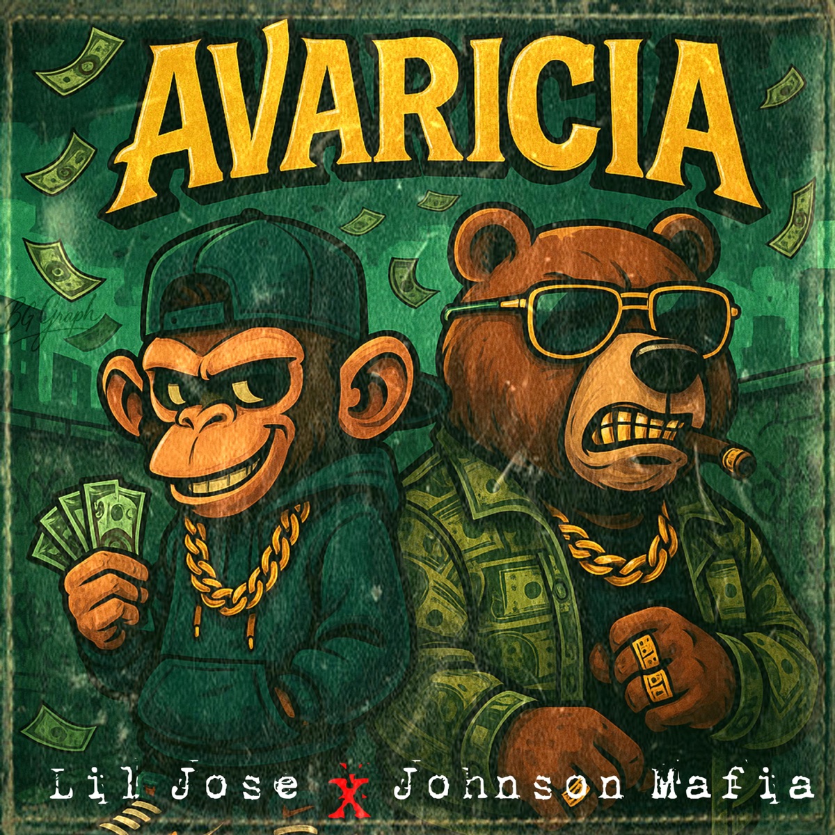 Avaricia (feat. Lil Jose) - Single by Johnson Mafia album cover