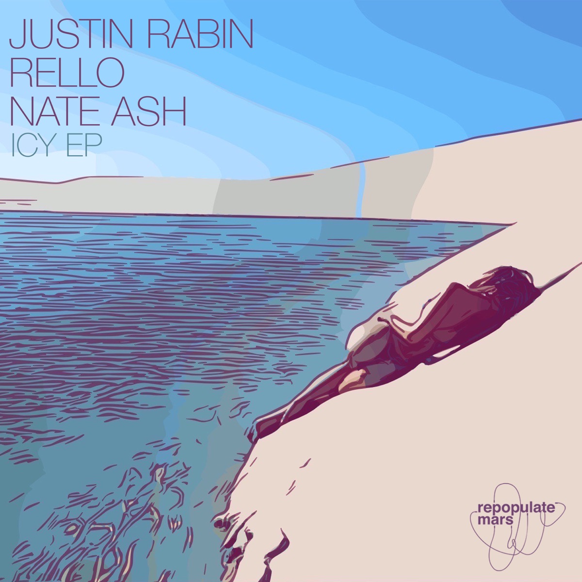 ICY EP - Single by Justin Rabin, Rello & Nate Ash album cover