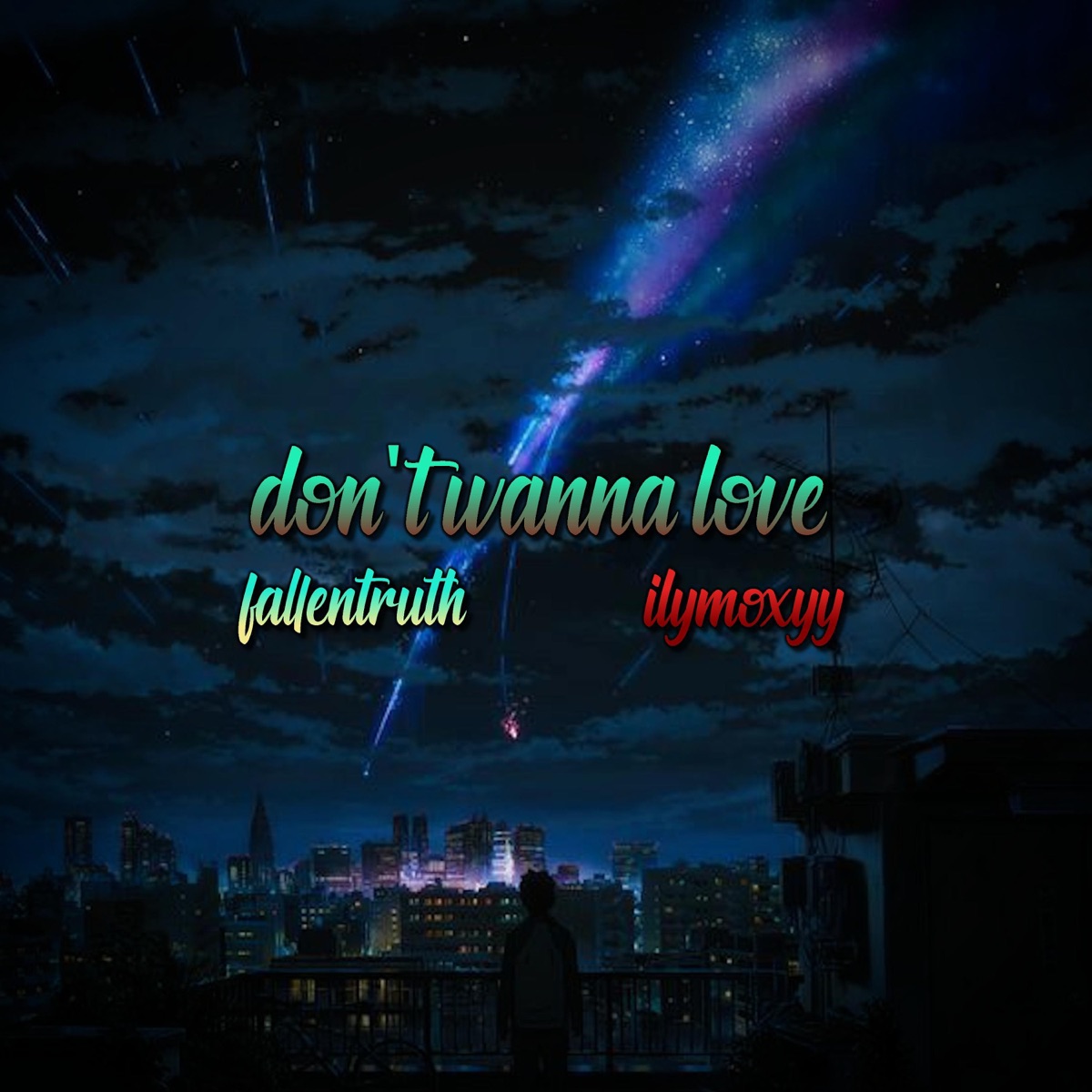 don't wanna love. (feat. ilyMoxyy) - Single by fallentruth album cover