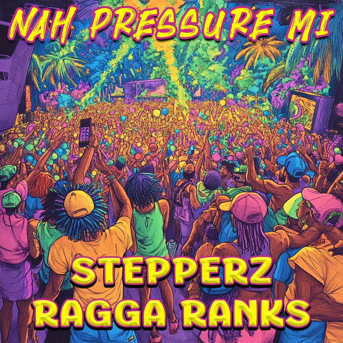 Nah Pressure Mi (feat. Ragga Ranks) - Single by Stepperz album cover