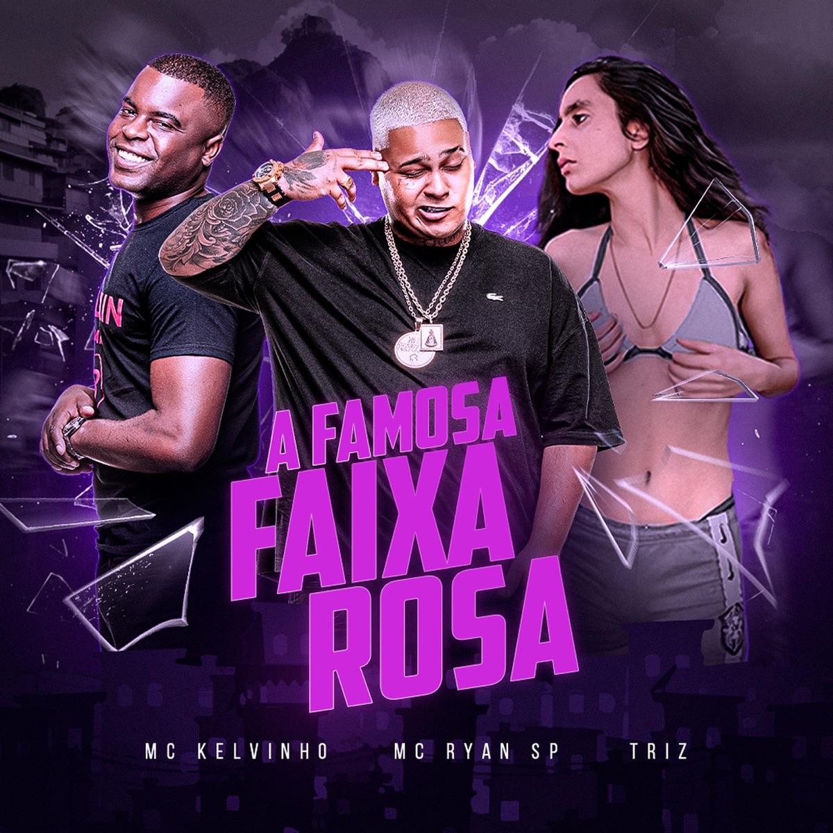 A Famosa Faixa Rosa (feat. Caio Passos & Mc Kelvinho) - Single by Triz, MC Ryan SP & Victor WAO album cover