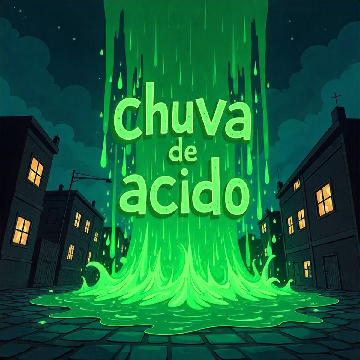Chuva de Ácido - Single by BLATRECK & É O Flecha album cover
